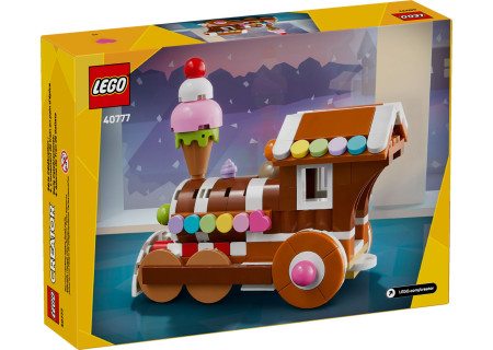 LEGO® 40777 Creator - Seria okolicznościowa: Ozdoba z piernikowym pociągiem