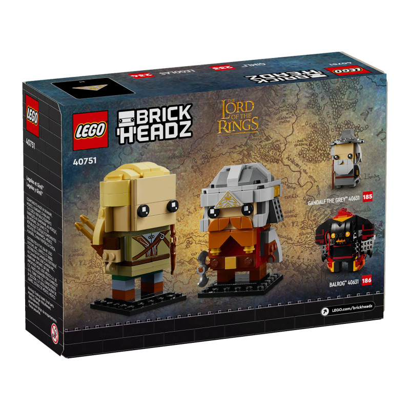 LEGO® 40751 BrickHeadz - Legolas i Gimli