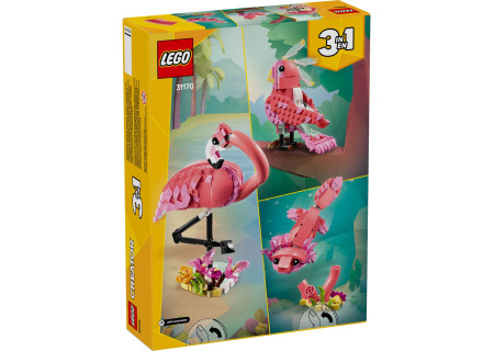 LEGO® 31170 Creator 3w1 - Dzikie zwierzęta: różowy flaming
