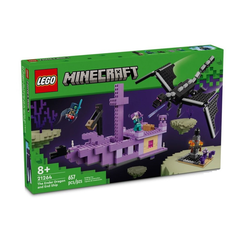 LEGO® 21264 Minecraft - Smok Kresu i statek Kresu