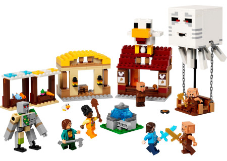 LEGO® 21273 Minecraft - Atak balonowego Ghasta na wioskę