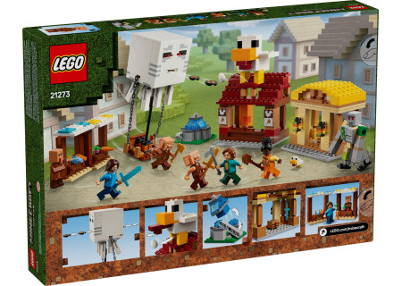 LEGO® 21273 Minecraft - Atak balonowego Ghasta na wioskę