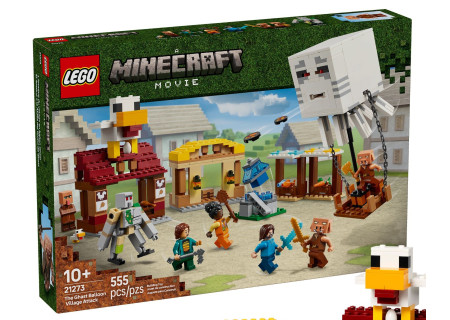 LEGO® 21273 Minecraft - Atak balonowego Ghasta na wioskę