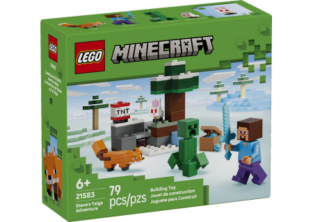 LEGO® 21583 Minecraft - Przygoda Steve’a w tajdze