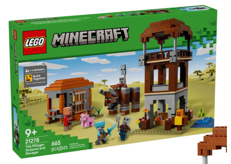 LEGO® 21278 Minecraft - Kryjówka rozbójników i dewastatorów