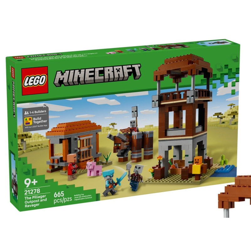 LEGO® 21278 Minecraft - Kryjówka rozbójników i dewastatorów