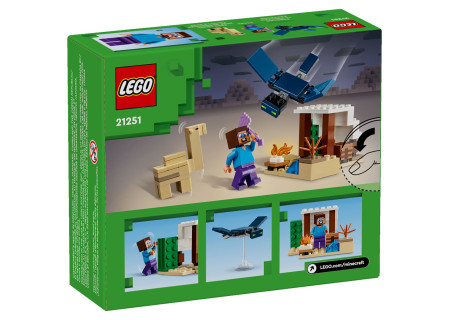 LEGO® 21251 Minecraft - Pustynna wyprawa Steve’a