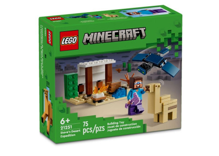 LEGO® 21251 Minecraft - Pustynna wyprawa Steve’a