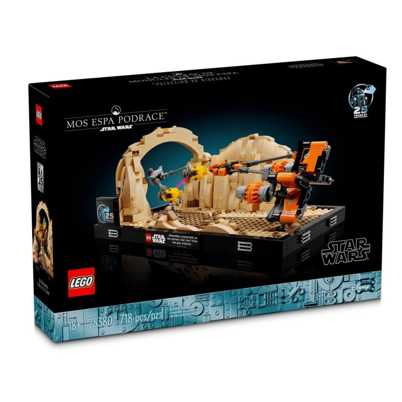 LEGO® 75380 Star Wars - Diorama: Wyścig ścigaczy w Mos Espa