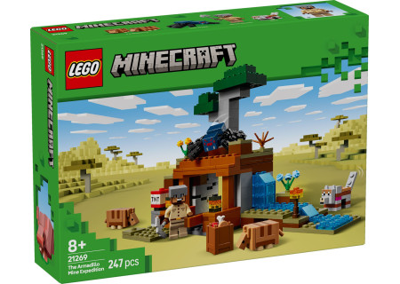 LEGO® 21269 Minecraft - Wyprawa do pancernikowej kopalni