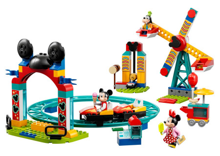 LEGO® 10778 Disney - Miki, Minnie i Goofy w wesołym miasteczku