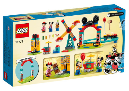 LEGO® 10778 Disney - Miki, Minnie i Goofy w wesołym miasteczku