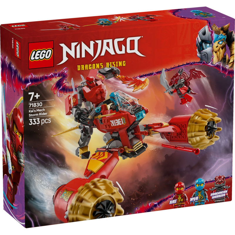 LEGO® 71830 Ninjago - Burzowy jeździec-mech Kaia