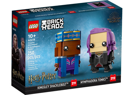 LEGO® 40618 BrickHeadz - Kingsley Shacklebolt i Nimfadora Tonks