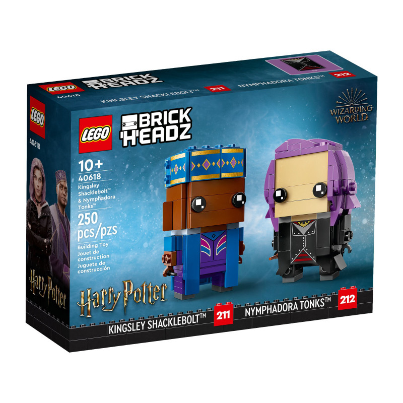 LEGO® 40618 BrickHeadz - Kingsley Shacklebolt i Nimfadora Tonks
