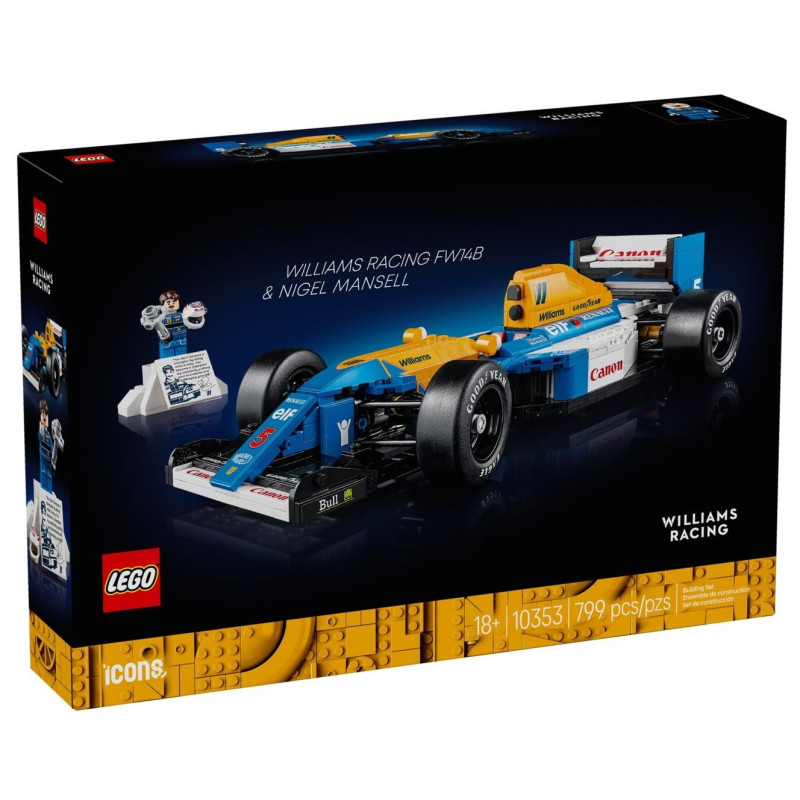 LEGO® 10353 ICONS - Williams Racing FW14B i Nigel Mansell