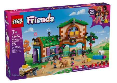LEGO® 42654 Friends - Ranczo kucyków i stajnia