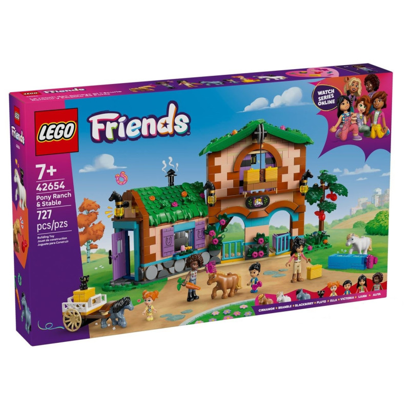 LEGO® 42654 Friends - Ranczo kucyków i stajnia