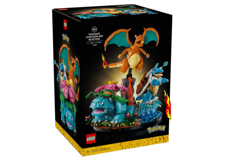 LEGO® 72153 Pokemon - Venusaur, Charizard i Blastoise