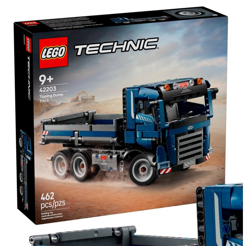 LEGO® 42203 Technic - Wywrotka z przechylaną skrzynią