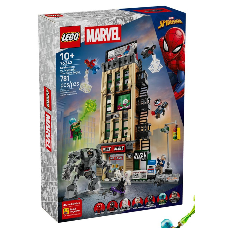 LEGO® 76342 Marvel Super Heroes - Spider-Man kontra Mysterio: Daily Bugle
