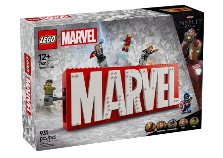 LEGO® 76313 Marvel Super Heroes - Logo MARVEL z minifigurkami
