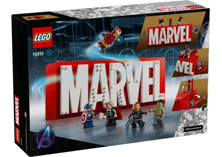 LEGO® 76313 Marvel Super Heroes - Logo MARVEL z minifigurkami