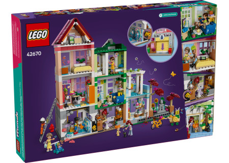 LEGO® 42670 Friends - Mieszkania i sklepy w mieście Heartlake