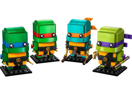 LEGO® 40878 BrickHeadz - Figurki Wojowniczych żółwi ninja