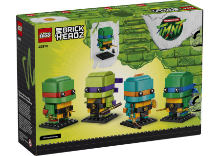 LEGO® 40878 BrickHeadz - Figurki Wojowniczych żółwi ninja