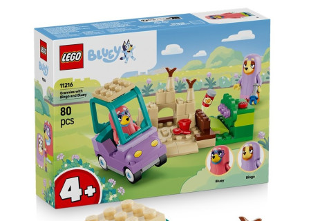 LEGO® 11216 Bluey - Babunie z Bingo i Blue