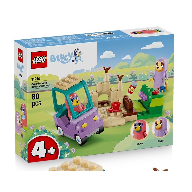 LEGO® 11216 Bluey - Babunie z Bingo i Blue