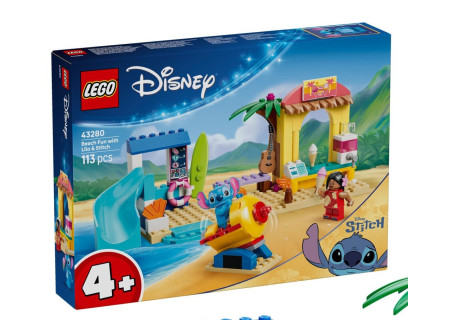 LEGO® 43280 Disney - Zabawa Na Plaży z Lilo i Stitchem