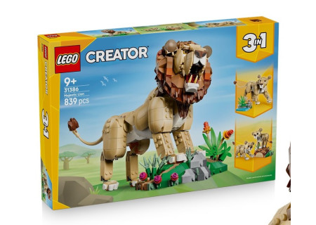 LEGO® 31386 Creator 3w1 - Dzikie Zwierzęta: Dumny Lew