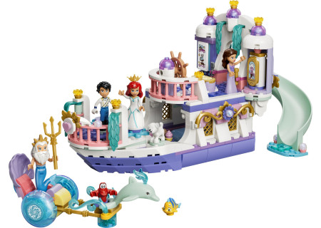 LEGO® 43299 Disney - Królewska Łódź Weselna Arielki