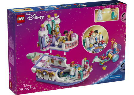 LEGO® 43299 Disney - Królewska Łódź Weselna Arielki