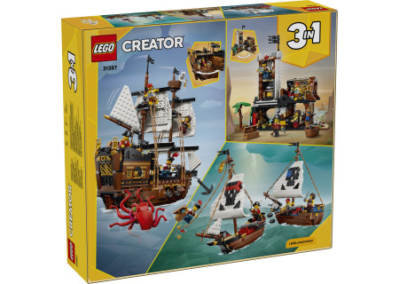 LEGO® 31387 Creator 3w1 - Legendarny Statek Piracki