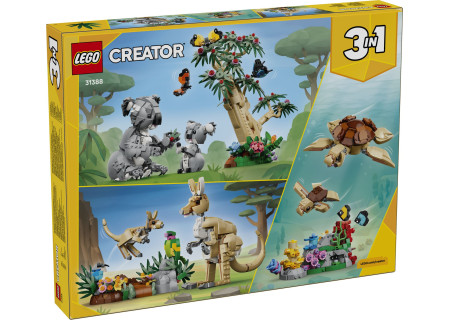 LEGO® 31388 Creator 3w1 - Dzikie zwierzęta: Rodzina koali