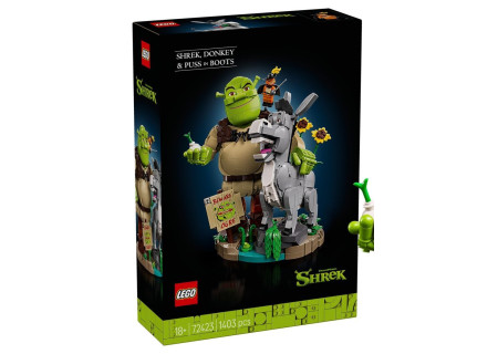 LEGO® 72423 ICONS - Shrek, Osioł i Kot w butach