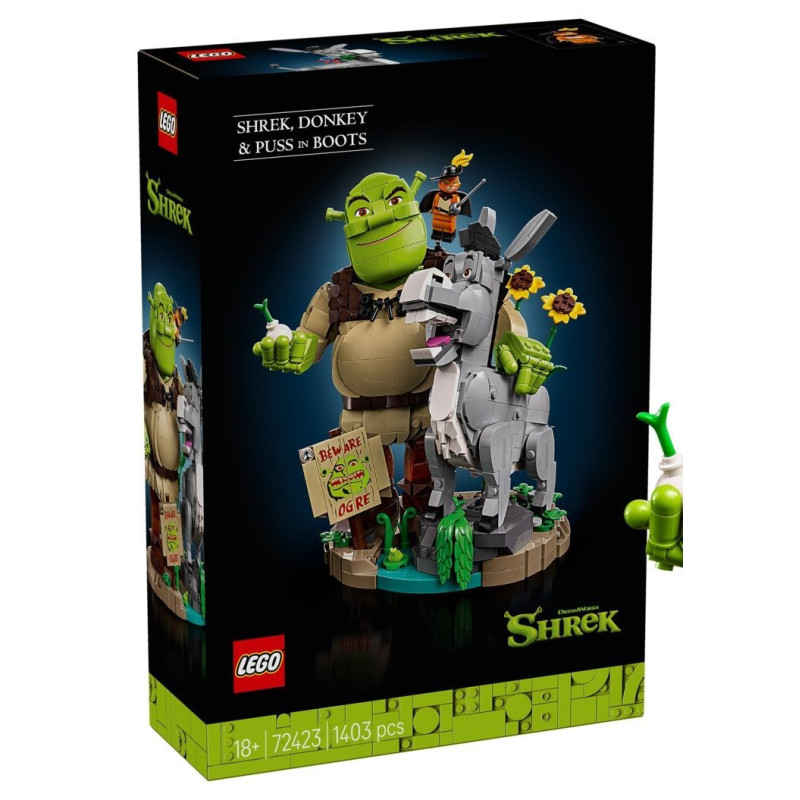 LEGO® 72423 ICONS - Shrek, Osioł i Kot w butach