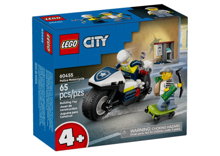 LEGO® 60455 City - Pościg na motocyklu policyjnym