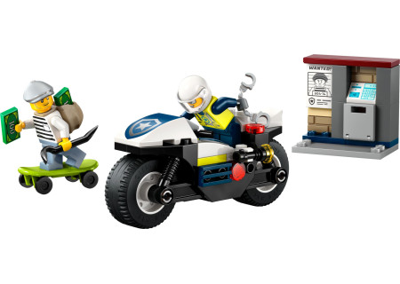 LEGO® 60455 City - Pościg na motocyklu policyjnym