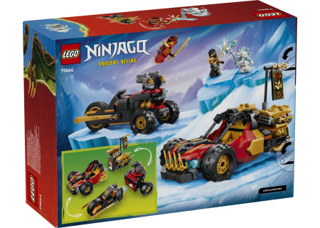 LEGO® 71864 Ninjago - Wielofunkcyjne Pojazdy Kaia i Cole'a