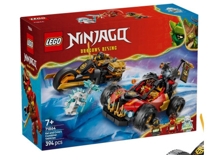 LEGO® 71864 Ninjago - Wielofunkcyjne Pojazdy Kaia i Cole'a
