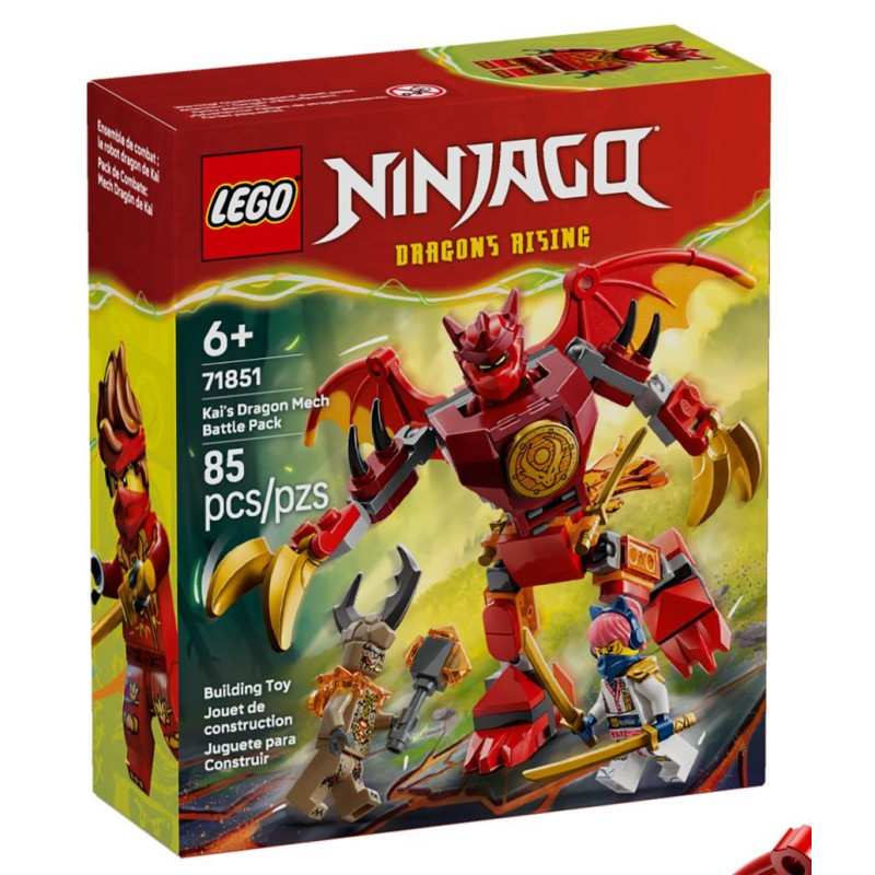 LEGO® 71851 Ninjago - Smok-mech Kaia - zestaw bitewny
