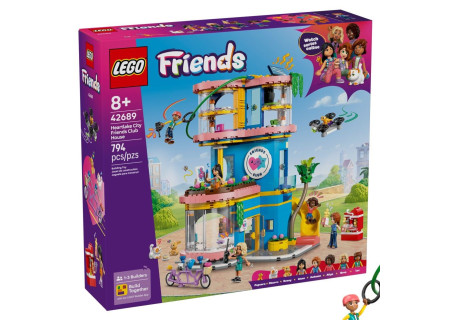 LEGO® 42689 Friends - Domek klubu przyjaciół z Heartlake