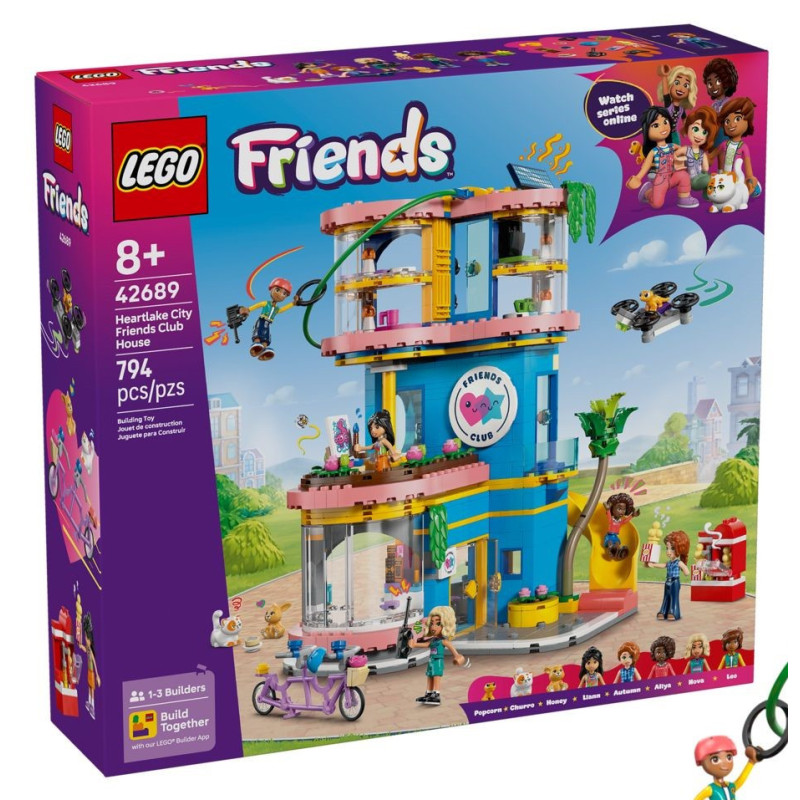 LEGO® 42689 Friends - Domek klubu przyjaciół z Heartlake