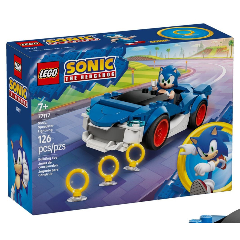 LEGO® 77117 Sonic the Hedgehog - Hedgehog™ Sonic: Speedster Lightning