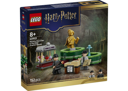 LEGO® 40901 Harry Potter - Przekąski Ministerskie i Prorok Codzienny - stoiska