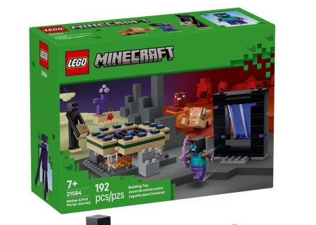 LEGO® 21584 Minecraft - Podróż przez portal Netheru i Kresu
